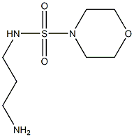 N-(3-aminopropyl)morpholine-4-sulfonamide Struktur
