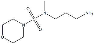 N-(3-aminopropyl)-N-methylmorpholine-4-sulfonamide 化学構造式