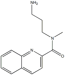 N-(3-aminopropyl)-N-methylquinoline-2-carboxamide Structure