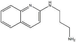 N-(3-aminopropyl)-N-quinolin-2-ylamine,,结构式