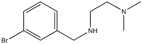 N'-(3-bromobenzyl)-N,N-dimethylethane-1,2-diamine Structure