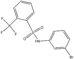 N-(3-bromophenyl)-2-(trifluoromethyl)benzene-1-sulfonamide