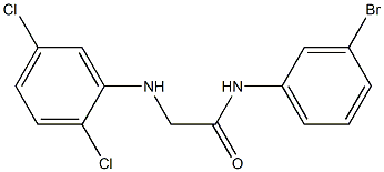 N-(3-bromophenyl)-2-[(2,5-dichlorophenyl)amino]acetamide