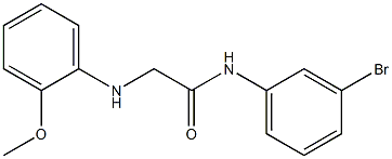 N-(3-bromophenyl)-2-[(2-methoxyphenyl)amino]acetamide