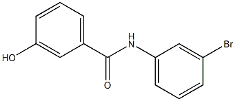 N-(3-bromophenyl)-3-hydroxybenzamide Struktur