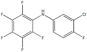  N-(3-chloro-4-fluorophenyl)-2,3,4,5,6-pentafluoroaniline