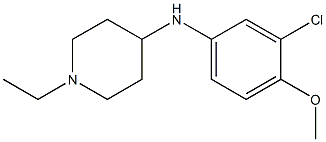 N-(3-chloro-4-methoxyphenyl)-1-ethylpiperidin-4-amine