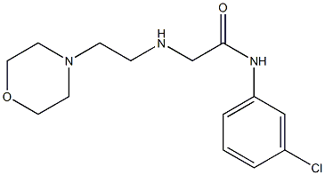  N-(3-chlorophenyl)-2-{[2-(morpholin-4-yl)ethyl]amino}acetamide