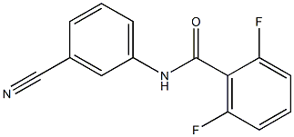 N-(3-cyanophenyl)-2,6-difluorobenzamide Structure