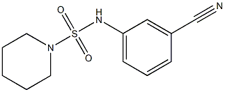 N-(3-cyanophenyl)piperidine-1-sulfonamide