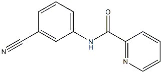 N-(3-cyanophenyl)pyridine-2-carboxamide 结构式