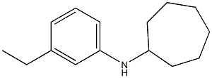 N-(3-ethylphenyl)cycloheptanamine Structure