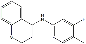  N-(3-fluoro-4-methylphenyl)-3,4-dihydro-2H-1-benzothiopyran-4-amine