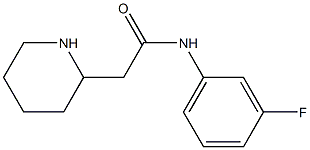 N-(3-fluorophenyl)-2-(piperidin-2-yl)acetamide