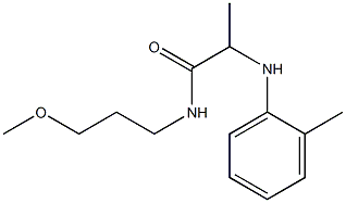  N-(3-methoxypropyl)-2-[(2-methylphenyl)amino]propanamide