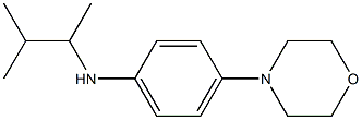 N-(3-methylbutan-2-yl)-4-(morpholin-4-yl)aniline 化学構造式