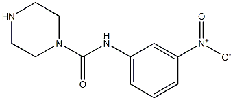 N-(3-nitrophenyl)piperazine-1-carboxamide Structure