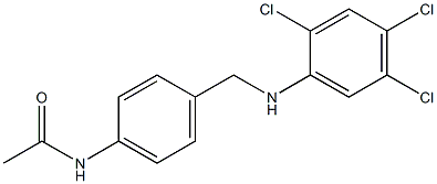 N-(4-{[(2,4,5-trichlorophenyl)amino]methyl}phenyl)acetamide