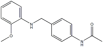 N-(4-{[(2-methoxyphenyl)amino]methyl}phenyl)acetamide Structure