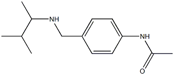 N-(4-{[(3-methylbutan-2-yl)amino]methyl}phenyl)acetamide