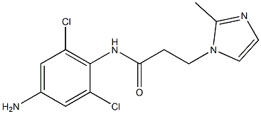  N-(4-amino-2,6-dichlorophenyl)-3-(2-methyl-1H-imidazol-1-yl)propanamide