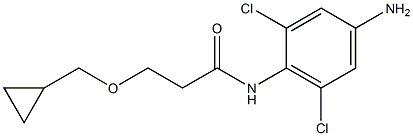 N-(4-amino-2,6-dichlorophenyl)-3-(cyclopropylmethoxy)propanamide