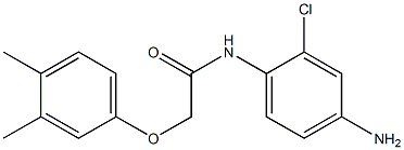 N-(4-amino-2-chlorophenyl)-2-(3,4-dimethylphenoxy)acetamide Struktur