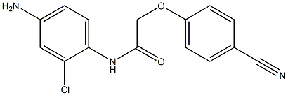 N-(4-amino-2-chlorophenyl)-2-(4-cyanophenoxy)acetamide Structure