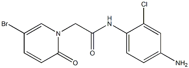 N-(4-amino-2-chlorophenyl)-2-(5-bromo-2-oxo-1,2-dihydropyridin-1-yl)acetamide