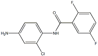 N-(4-amino-2-chlorophenyl)-2,5-difluorobenzamide 化学構造式