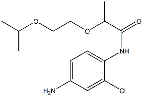 N-(4-amino-2-chlorophenyl)-2-[2-(propan-2-yloxy)ethoxy]propanamide Structure