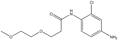 N-(4-amino-2-chlorophenyl)-3-(2-methoxyethoxy)propanamide 结构式