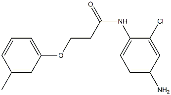 N-(4-amino-2-chlorophenyl)-3-(3-methylphenoxy)propanamide