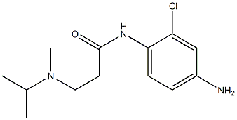 N-(4-amino-2-chlorophenyl)-3-[isopropyl(methyl)amino]propanamide