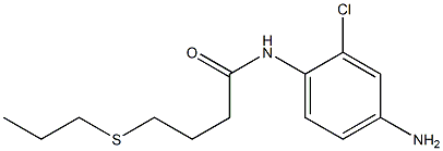 N-(4-amino-2-chlorophenyl)-4-(propylsulfanyl)butanamide Structure