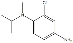 N-(4-amino-2-chlorophenyl)-N-isopropyl-N-methylamine 化学構造式