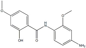 N-(4-amino-2-methoxyphenyl)-2-hydroxy-4-methoxybenzamide Struktur