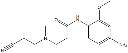 N-(4-amino-2-methoxyphenyl)-3-[(2-cyanoethyl)(methyl)amino]propanamide