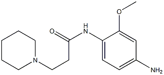 N-(4-amino-2-methoxyphenyl)-3-piperidin-1-ylpropanamide