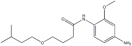 N-(4-amino-2-methoxyphenyl)-4-(3-methylbutoxy)butanamide Structure