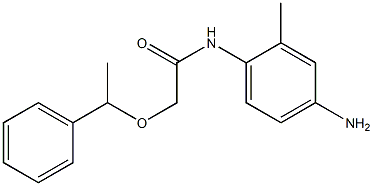 N-(4-amino-2-methylphenyl)-2-(1-phenylethoxy)acetamide