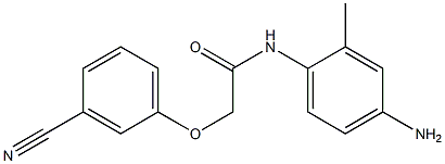 N-(4-amino-2-methylphenyl)-2-(3-cyanophenoxy)acetamide|