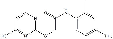  N-(4-amino-2-methylphenyl)-2-[(4-hydroxypyrimidin-2-yl)sulfanyl]acetamide