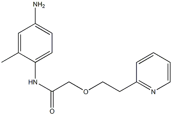 N-(4-amino-2-methylphenyl)-2-[2-(pyridin-2-yl)ethoxy]acetamide