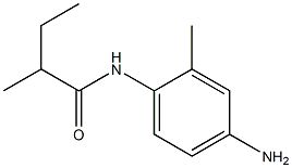 N-(4-amino-2-methylphenyl)-2-methylbutanamide Structure