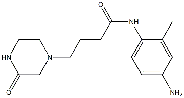 N-(4-amino-2-methylphenyl)-4-(3-oxopiperazin-1-yl)butanamide