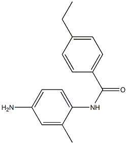 N-(4-amino-2-methylphenyl)-4-ethylbenzamide,,结构式