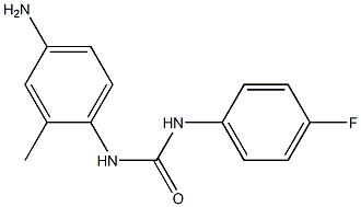 N-(4-amino-2-methylphenyl)-N'-(4-fluorophenyl)urea Structure