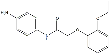 N-(4-aminophenyl)-2-(2-ethoxyphenoxy)acetamide 结构式