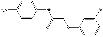 N-(4-aminophenyl)-2-(3-bromophenoxy)acetamide 结构式